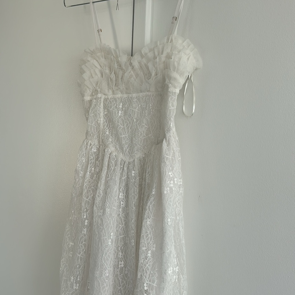 love shack fancy white lace dress maxi